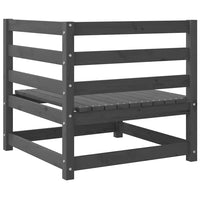 Divani Angolari da Giardino 2 pz Grigi in Massello di Pino cod mxl 40589