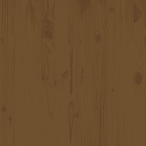 Divani Angolari da Giardino 2pz Ambrati Legno Massello di Pino 805678