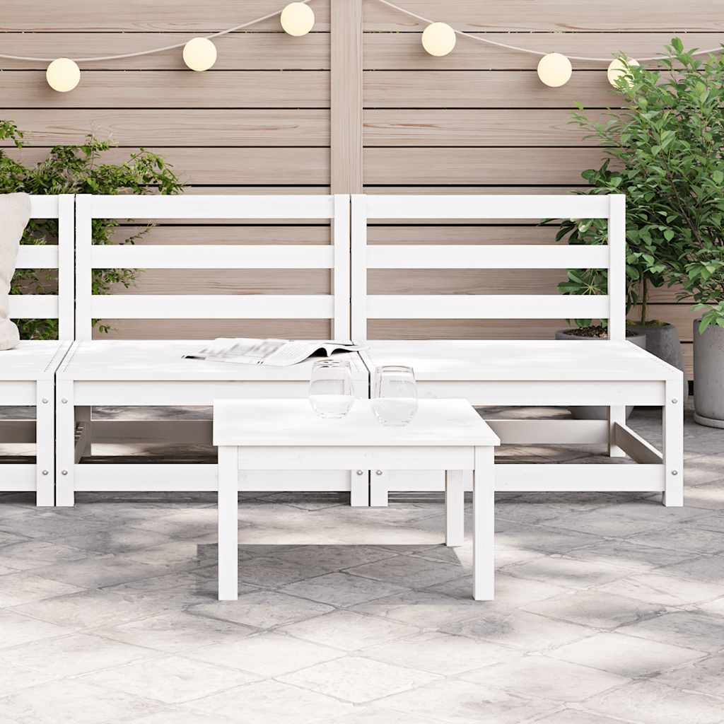 Divani Centrali da Giardino 2 pz in Massello di Pino Bianco cod mxl 44256