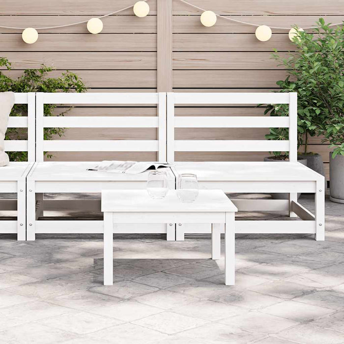 Divani Centrali da Giardino 2 pz in Massello di Pino Bianco cod mxl 44256