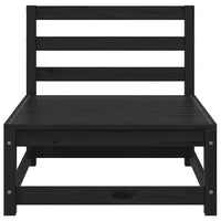 Divani Centrali Giardino 3 pz in Massello di Pino Nero cod mxl 39523