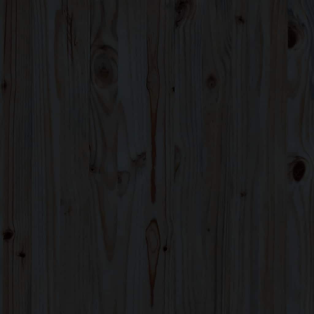 Divani Centrali Giardino 3 pz in Massello di Pino Nero 805689