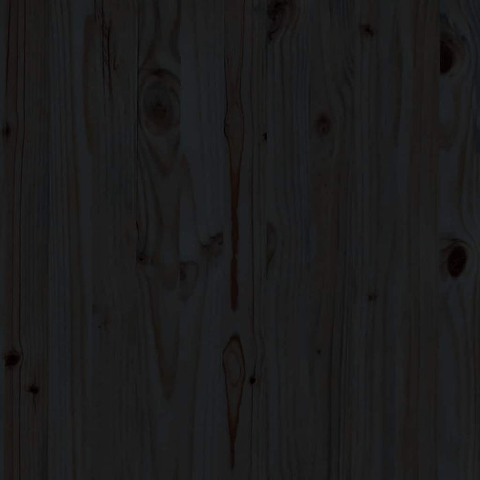 Divani Centrali Giardino 3 pz in Massello di Pino Nero 805689