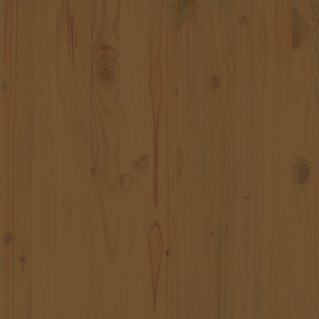 Set Salotto da Giardino 3 pz Ambrato in Legno Massello di Pino 805708