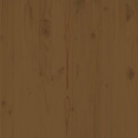 Set Salotto da Giardino 3 pz Ambrato in Legno Massello di Pino 805708