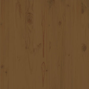 Set Salotto da Giardino 3 pz Ambrato in Legno Massello di Pino 805708