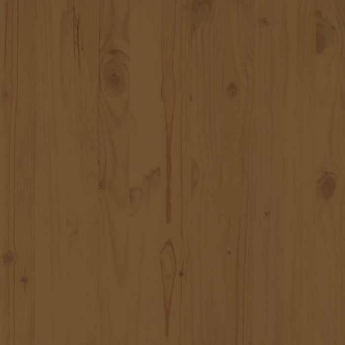 Set Salotto da Giardino 3 pz Ambrato in Legno Massello di Pino 805708