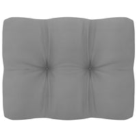 Divano Angolare da Giardino con Cuscini-Sofa da Giardino-Divanetto da esterno Grigio Massello di Pino 818318