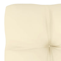 Divano Centrale da Giardino con Cuscini Crema Massello di Pino 805723