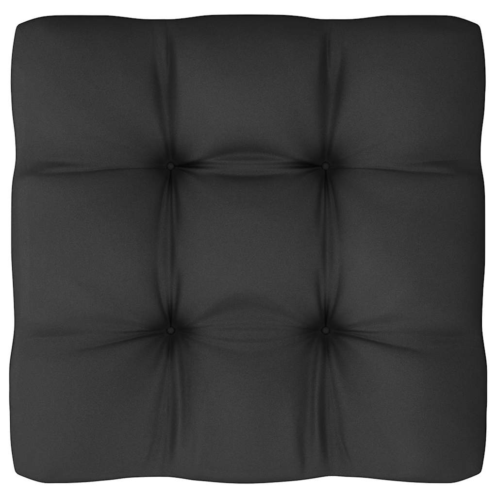 Divano Centrale da Giardino e Cuscini-Sofa Modulare-Divanetto da esterno Antracite Massello Pino 706024