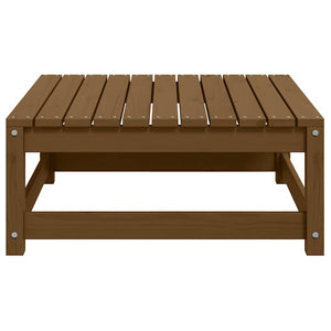 Sgabello da Giardino con Cuscino Marrone Miele in Legno di Pinocod mxl 70739