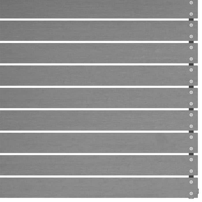 Divano da Giardino 2 Posti con Cuscini Grigio Massello di Pino 805732