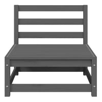 Divani Centrali Giardino con Cuscini Grigi 2 pz Pino Massellocod mxl 70734