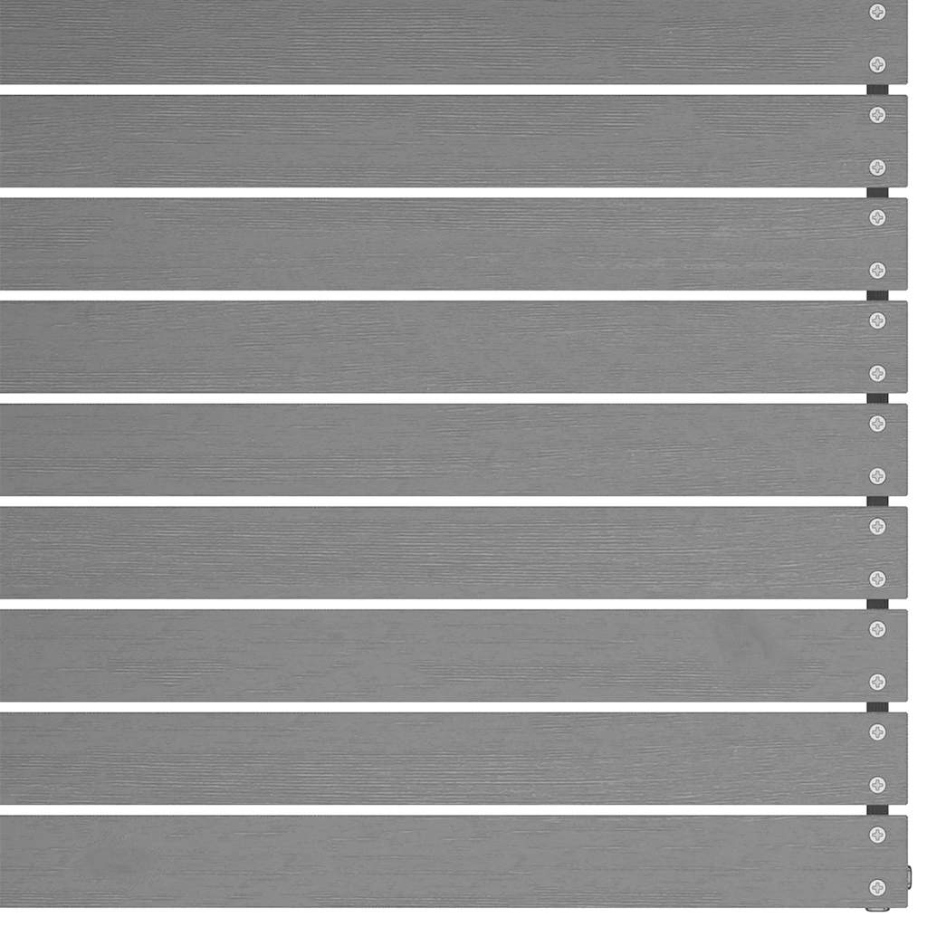 Divani Centrali Giardino con Cuscini Grigi 2 pz Pino Massello 805737