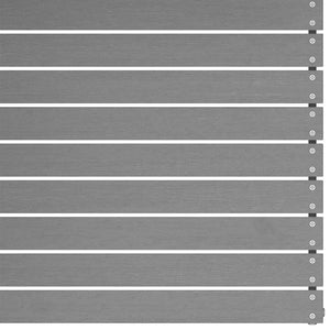 Divani Centrali Giardino con Cuscini Grigi 2 pz Pino Massello 805737