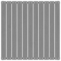 Poggiapiedi da Giardino con Cuscini 2 pz Bianchi in Legno Pino 805742