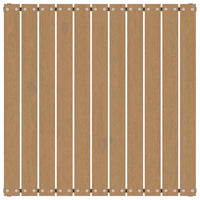 Poggiapiedi da Giardino e Cuscini 2 pz Marrone ambra Legno Pino 805743