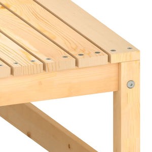 Set Divani da Giardino 2 pz con Cuscini Legno Massello di Pino 805750