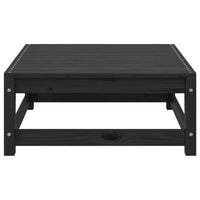 Set Divani da Giardino 2 pz con Cuscini Massello di Pino Nero