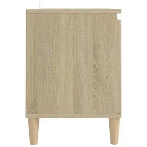 Mobile TV con Gambe-Credenza TV-Console TV in Legno Rovere Sonoma 103,5x30x50 cm