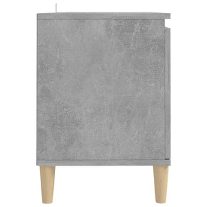 Mobile TV con Gambe-Credenza TV-Console TV in Legno Grigio Cemento 103,5x30x50 cm