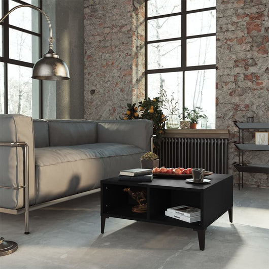 Tavolino da Salotto Nero 60x60x30 cm in Truciolato cod mxl 47797