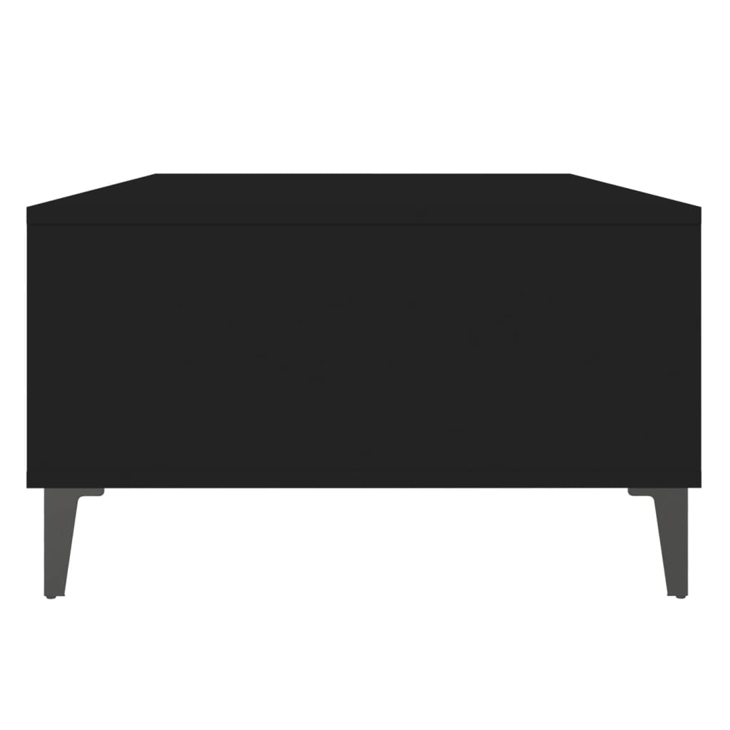 Tavolino da Salotto Nero 103,5x60x35 cm in Legno Multistrato 806023