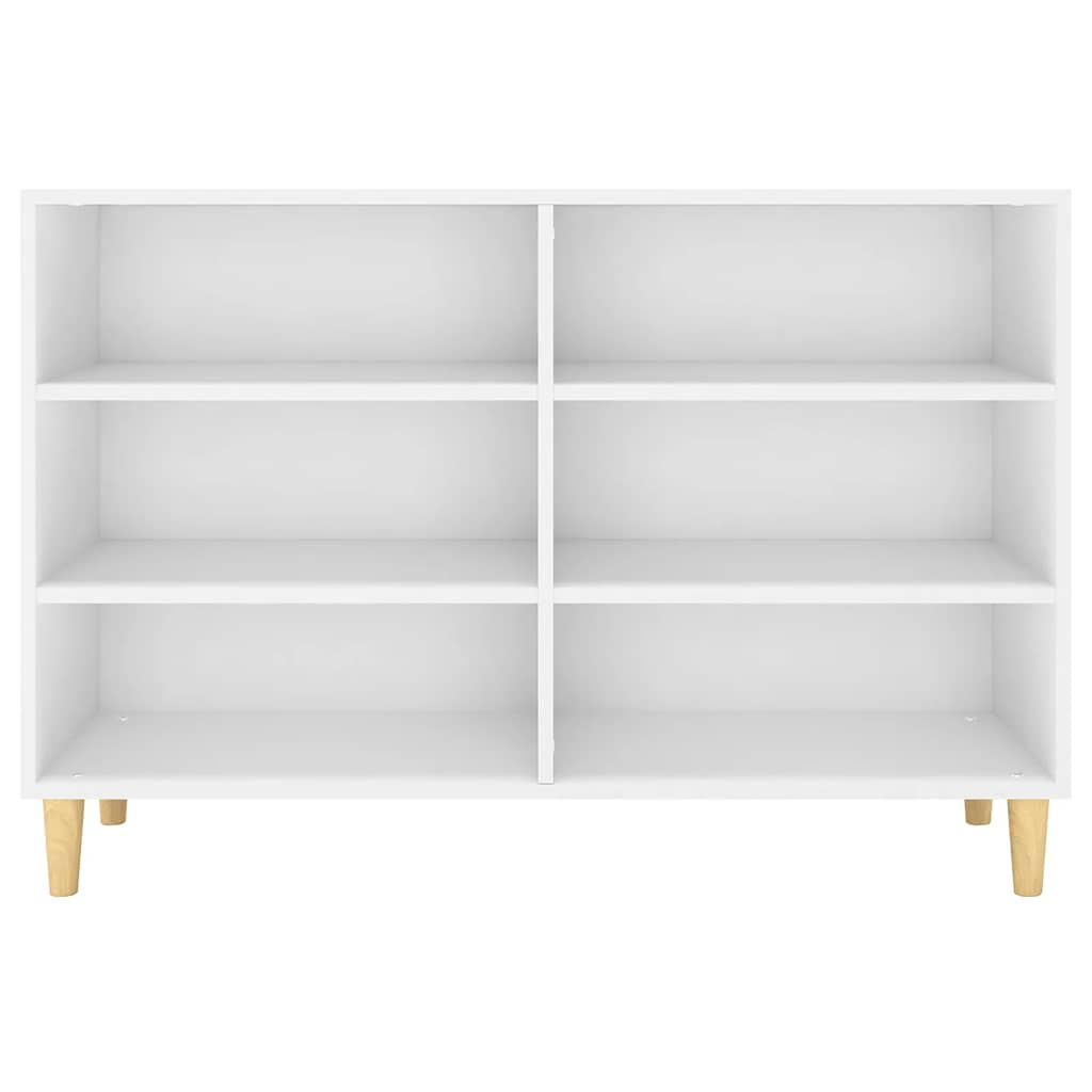 Credenza Bianca 103,5x35x70 cm in Legno Multistrato cod mxl 74111