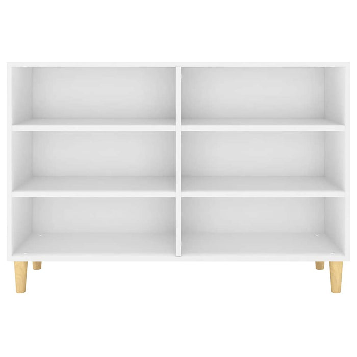 Credenza Bianca 103,5x35x70 cm in Legno Multistrato cod mxl 74111