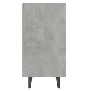 Credenza Grigio Cemento 103,5x35x70 cm in Legno Multistrato 806044