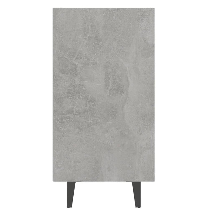 Credenza Grigio Cemento 103,5x35x70 cm in Legno Multistrato 806044
