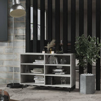 Credenza Grigio Cemento 103,5x35x70 cm in Legno Multistrato 806044