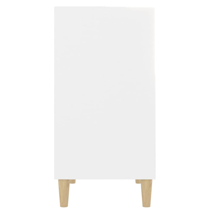 Credenza Bianca 57x35x70 cm in Legno Multistrato 806049
