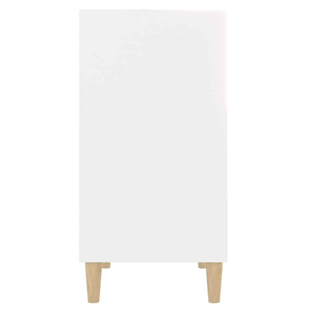 Credenza-Buffet-Armadio da cucina Bianca 57x35x70 cm in Legno Multistrato 610582