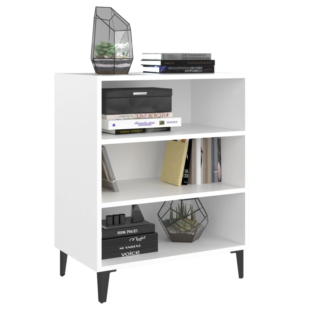 Credenza-Buffet-Armadio da cucina Bianca 57x35x70 cm in Legno Multistrato 912627