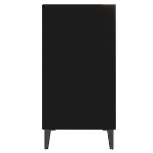 Credenza-Buffet-Armadio da cucina Nera 57x35x70 cm in Legno Multistrato 978418