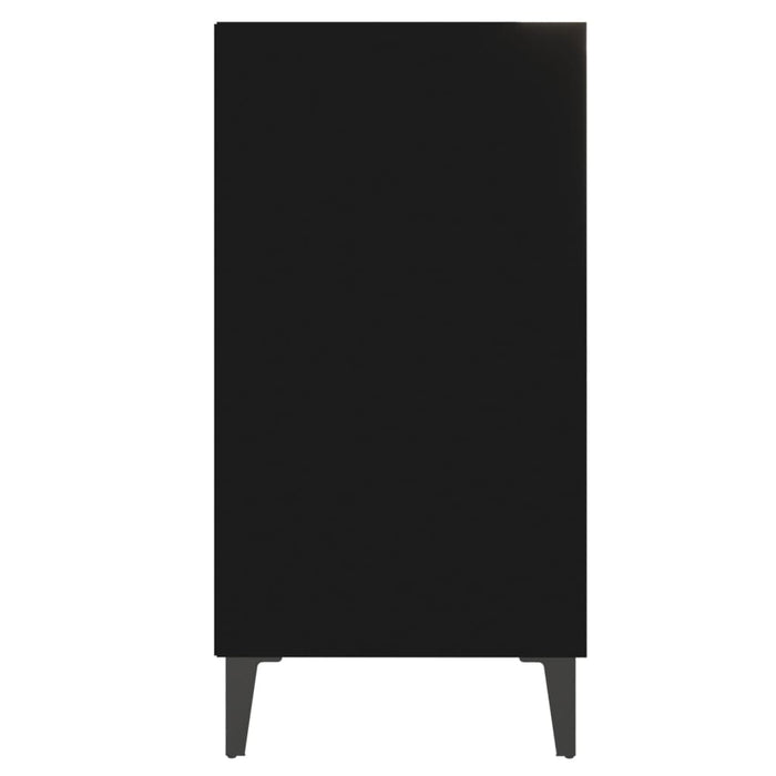 Credenza-Buffet-Armadio da cucina Nera 57x35x70 cm in Legno Multistrato 978418