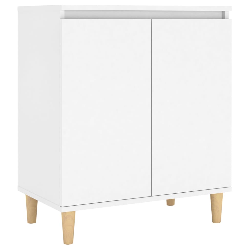 Credenza Bianca 103,5x35x70 cm in Legno Multistrato 806067
