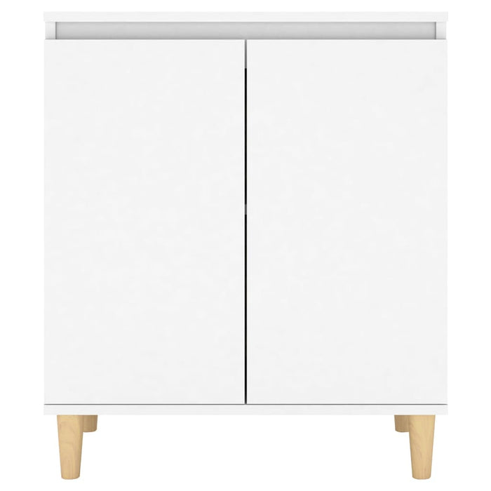 Credenza Bianca 103,5x35x70 cm in Legno Multistrato
