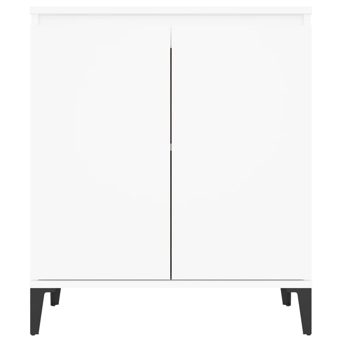 Credenza-Buffet-Armadio da cucina Bianca 60x35x70 cm in Legno Multistrato 532173
