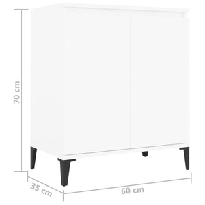 Credenza Bianca 60x35x70 cm in Legno Multistrato 806076