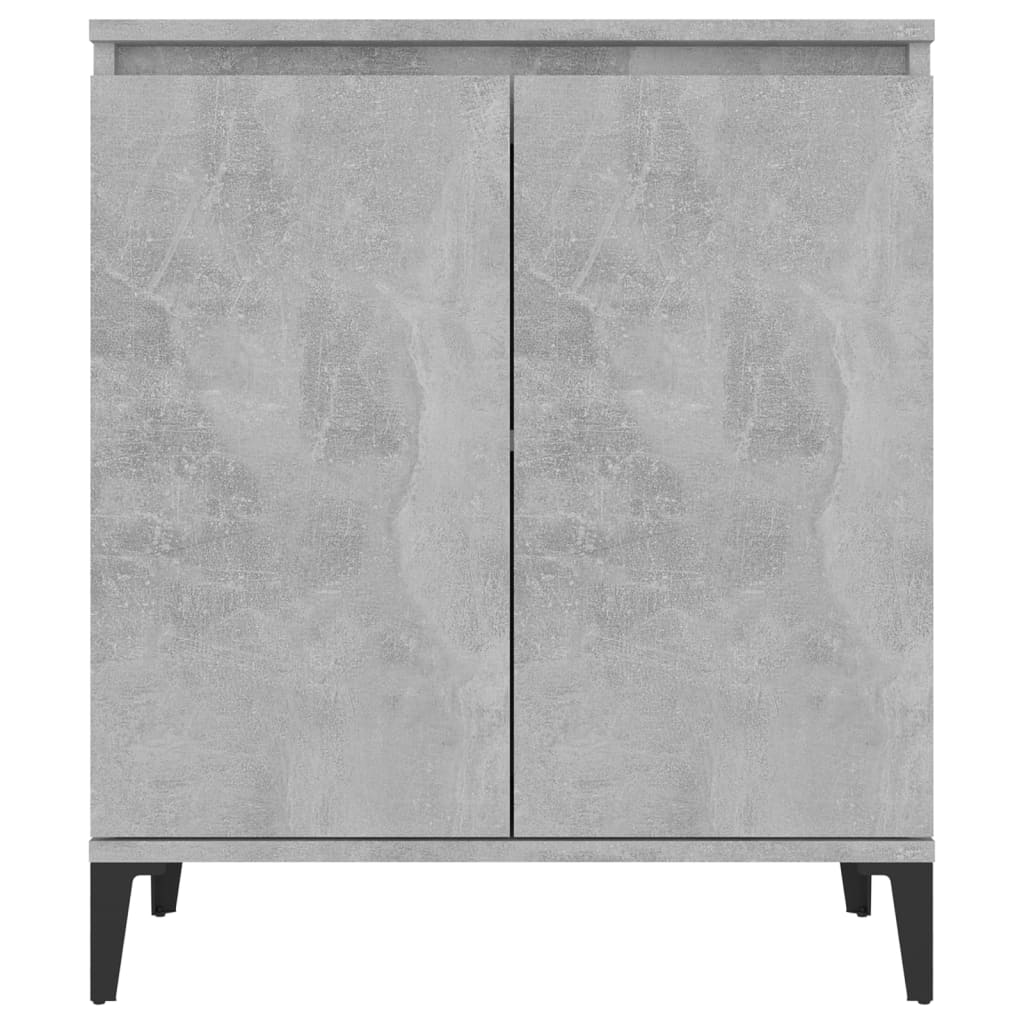 Credenza Grigio Cemento 60x35x70 cm in Legno Multistrato 806080