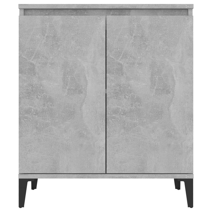 Credenza Grigio Cemento 60x35x70 cm in Legno Multistrato 806080