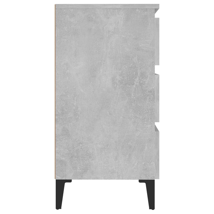 Credenza Grigio Cemento 60x35x69 cm in Legno Multistrato 806098