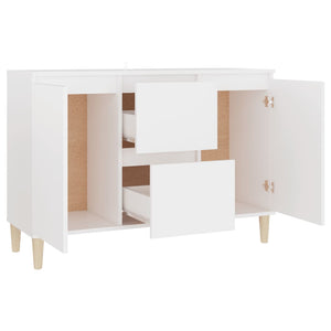 Credenza Bianca 101x35x70 cm in Legno Multistrato 806103