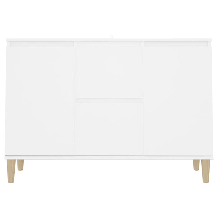 Credenza Bianca 101x35x70 cm in Legno Multistrato 806103