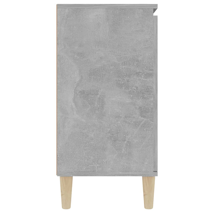 Credenza Grigio Cemento 101x35x70 cm in Legno Multistrato 806107