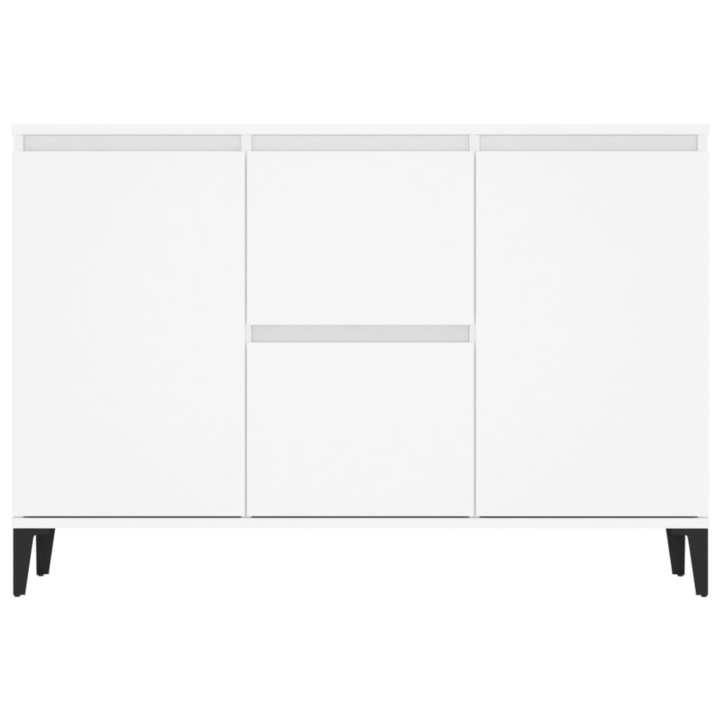 Credenza Bianca 102x35x70 cm in Legno Multistrato 806112