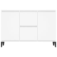 Credenza-Buffet-Armadio da cucina Bianca 102x35x70 cm in Legno Multistrato