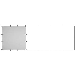 Canile Recinto per Cani Nero 330x110x110 cm in Acciaio cod mxl 52618